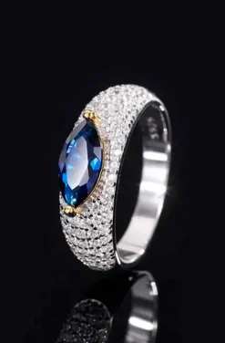 ANILLO AURA ZAFIRO AZUL