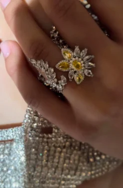 ANILLO FLOR BRILLANTE