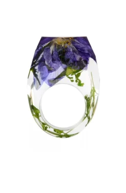 ANILLO FLORES VIOLETA