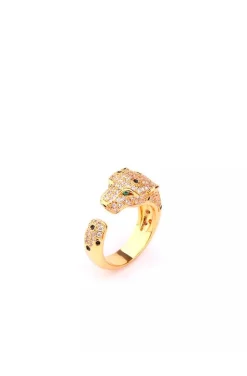 ANILLO LEOPARD ORO