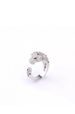 ANILLO LEOPARDO PLATA