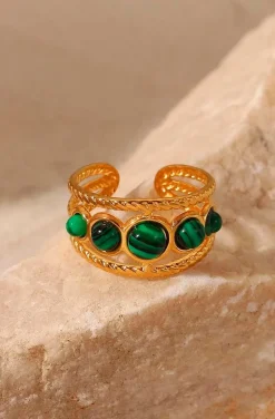 ANILLO MALAQUITA
