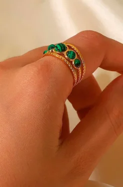 ANILLO MALAQUITA