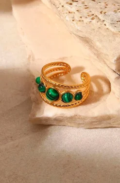 ANILLO MALAQUITA