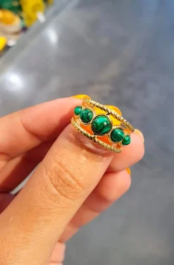 ANILLO MALAQUITA