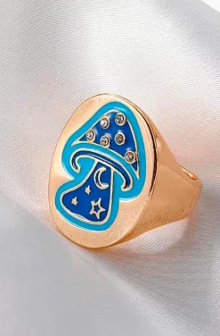ANILLO MUSHROOM BLUE