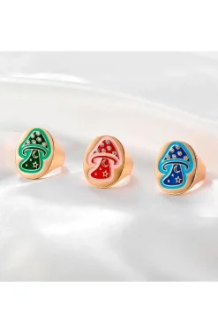 ANILLO MUSHROOM GREEN