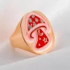 ANILLO MUSHROOM RED