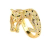 ANILLO PANTERA DORADO