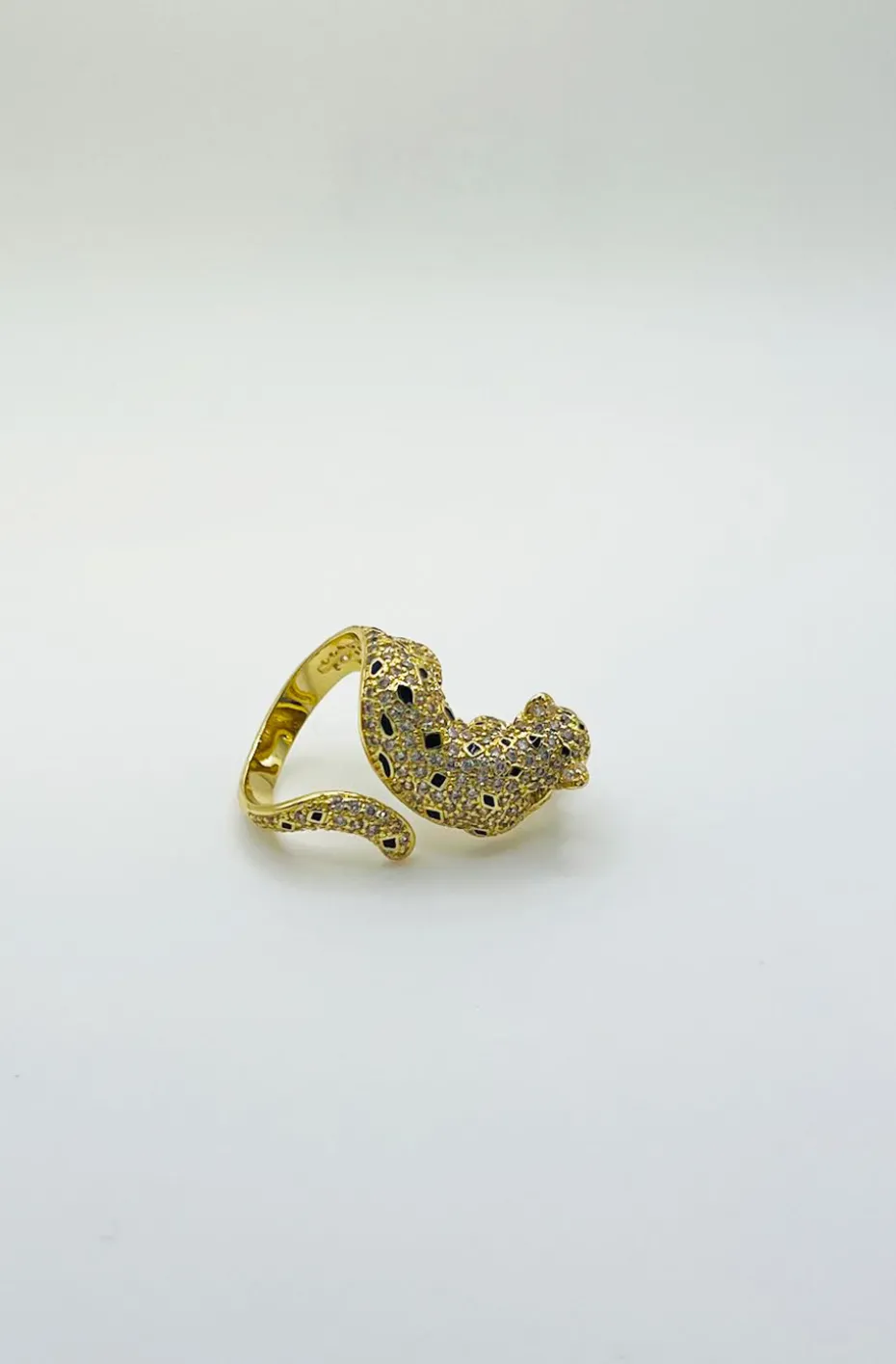 ANILLO PANTERA DORADO