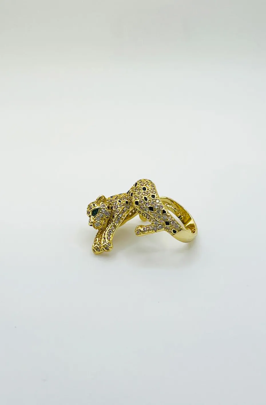 ANILLO PANTERA DORADO