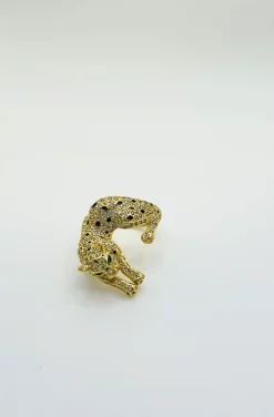 ANILLO PANTERA DORADO