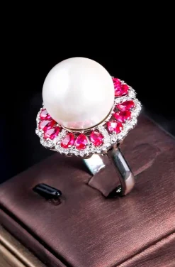 ANILLO PERLA REINA