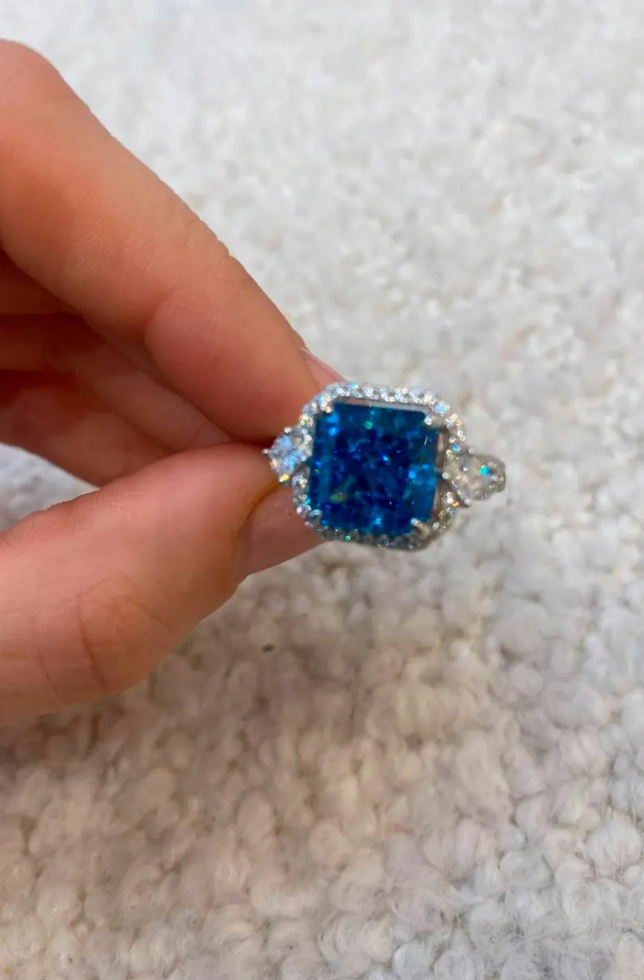ANILLO PIEDRA AZUL
