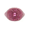ANILLO PIEDRAS FUCSIA