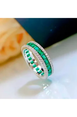 ANILLO PRINCESA ESMERALDA VERDE