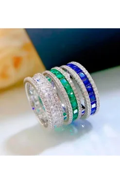ANILLO PRINCESA ZAFIRO AZUL