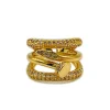 ANILLO TORNILLO VUELTAS DORADO