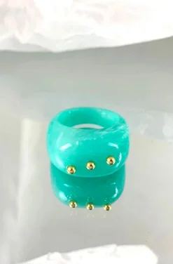 ANILLO VERDE AGUA