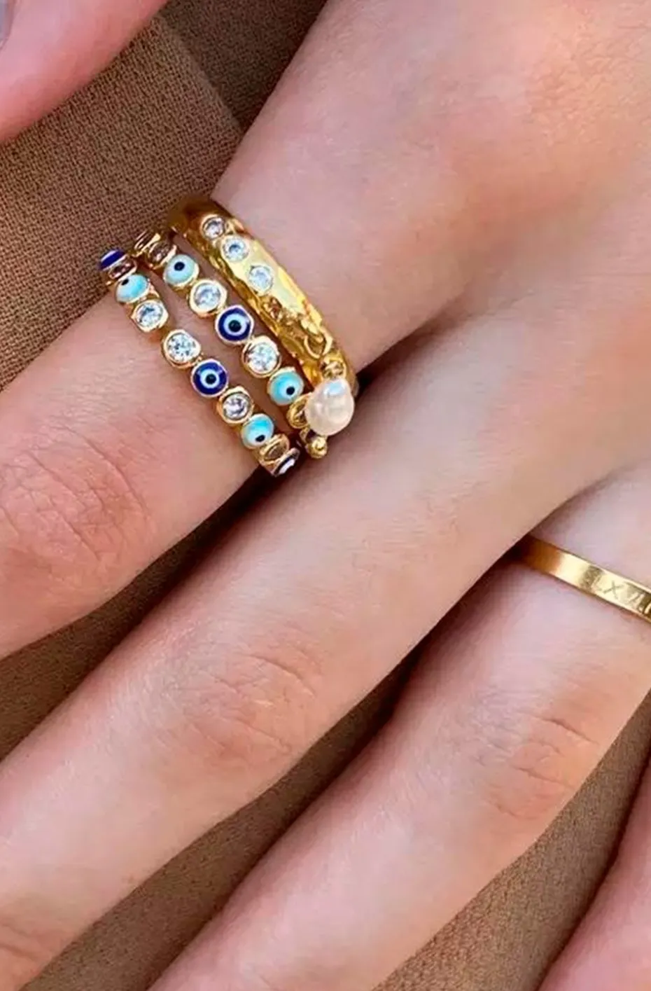 ANILLOS OJITOS DE LA SUERTE
