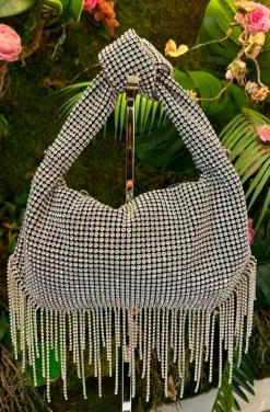 BOLSO DE CRISTALES FLECOS