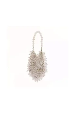 BOLSO JOYA ABALORIOS PLATA