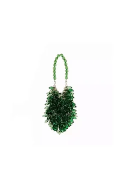 BOLSO JOYA ABALORIOS VERDE
