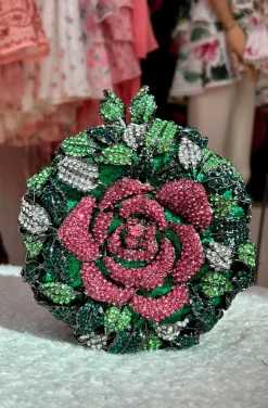 BOLSO JOYA FLOR ROSA