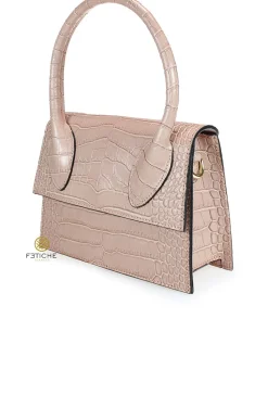 BOLSO PIEL NILO ROSA