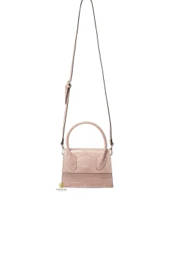 BOLSO PIEL NILO ROSA
