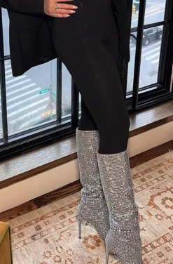 BOTAS BLING BLING PLATA
