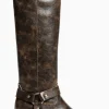 BOTAS MOTERAS MARRÓN VINTAGE
