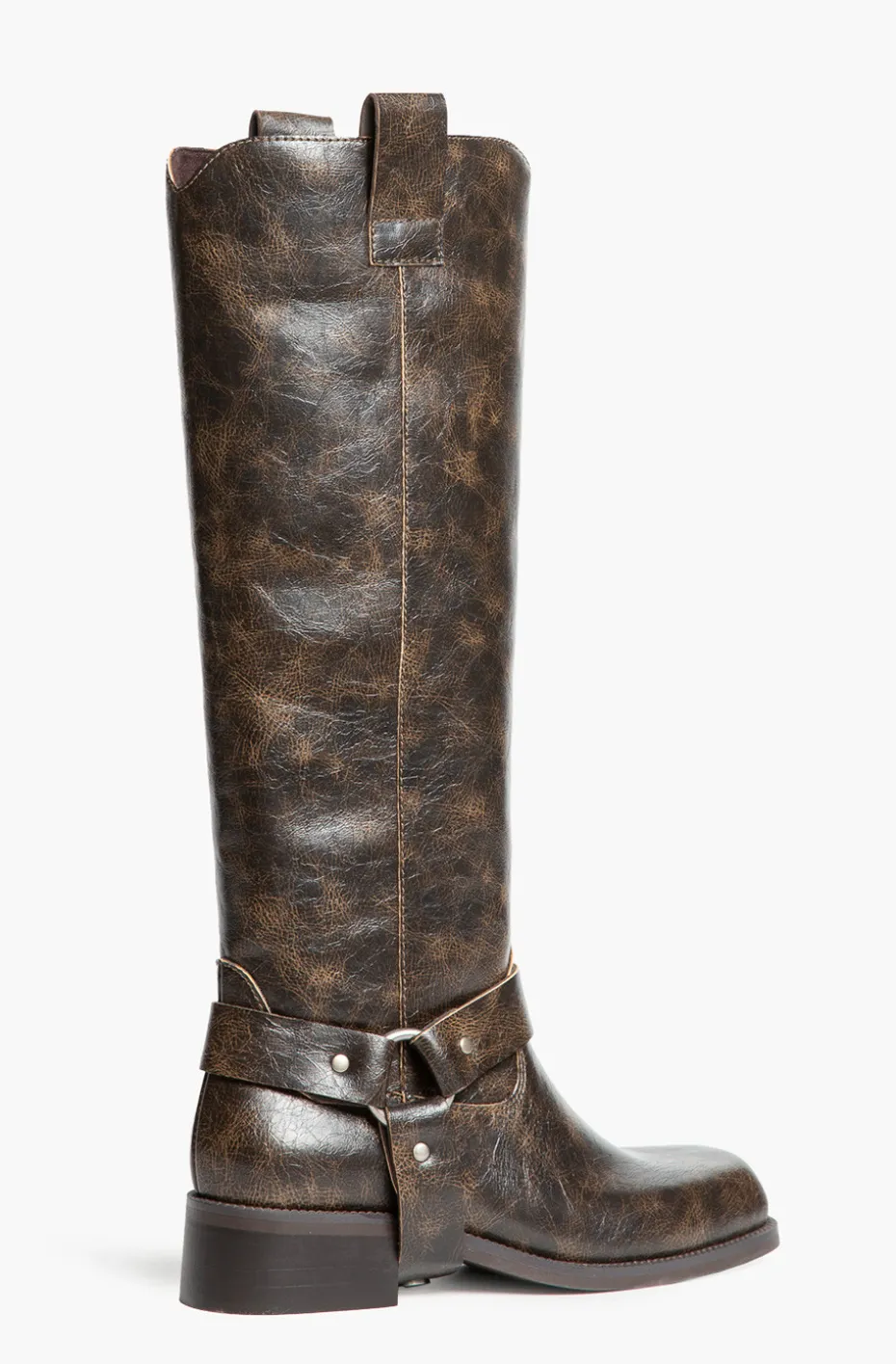 BOTAS MOTERAS MARRÓN VINTAGE
