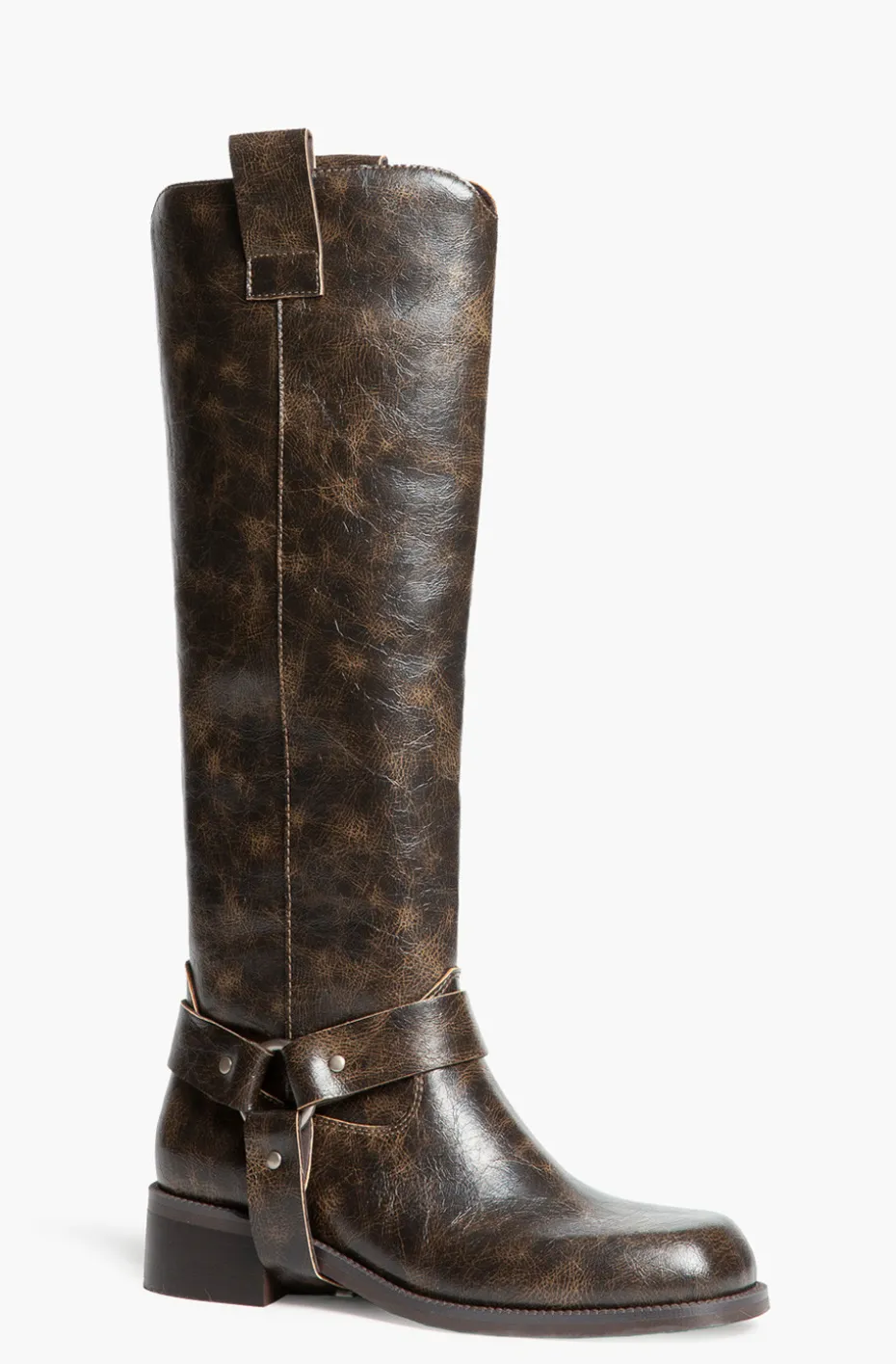 BOTAS MOTERAS MARRÓN VINTAGE