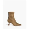 BOTINES DIAMANTES DORADOS