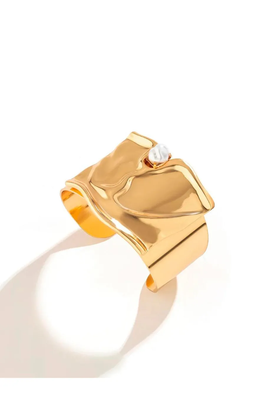 BRAZALETE DORADO PERLAS