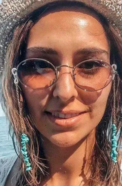 CADENA GAFAS BOHO TURQUOISE