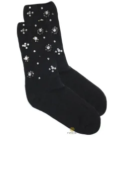 CALCETINES JOYA LUREX DYR NEGRO