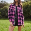 CAMISA ROWEN CON CRISTALES ROSA BY FETICHE SUANCES