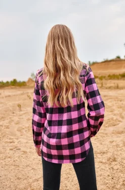 CAMISA ROWEN CON CRISTALES ROSA BY FETICHE SUANCES