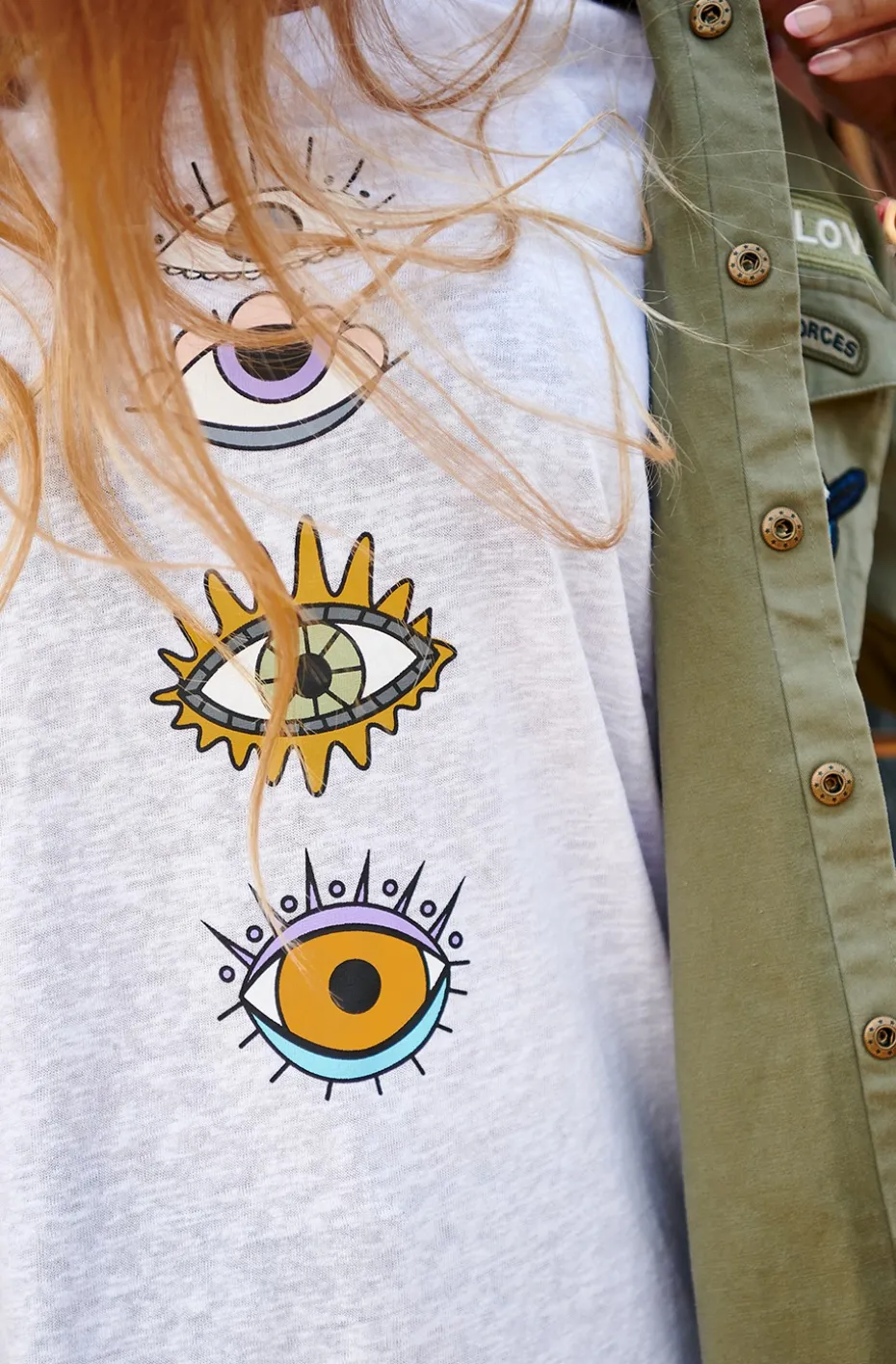 CAMISETA LUCKY EYES JERSEY TEE BY FETICHE SUANCES