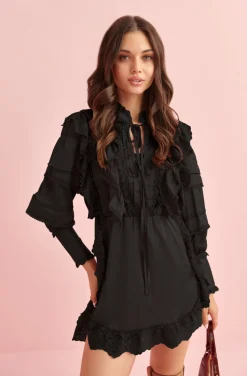 CAPUCCINO LACE DRESS BY FETICHE SUANCES