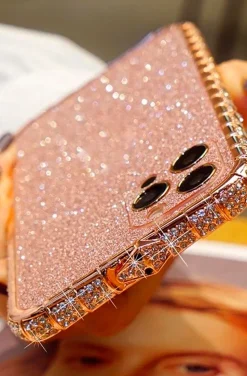 CARCASA IPHONE 13 MAX PINK GLITTER