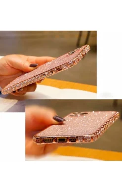 CARCASA IPHONE 13 MAX PINK GLITTER