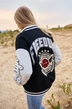 CHAQUETA BEISBOLERA FREEDOM BASEBALL JACKET BY FETICHE SUANCES