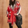 CHAQUETA RED NAVAJO CARDIGAN BY FETICHE SUANCES