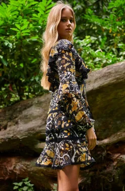 CHELSEA CACHEMIRA PRINT DRESS BY FETICHE SUANCES