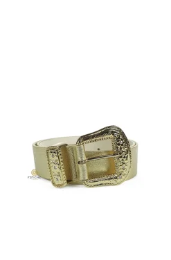 CINTURÓN DYR HEBILLA DORADO