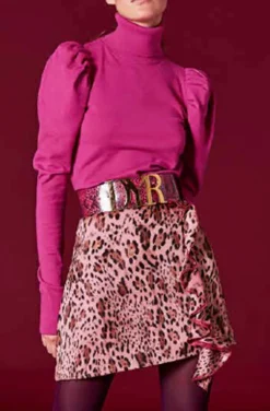 CINTURÓN DYR SERPIENTE FUCSIA
