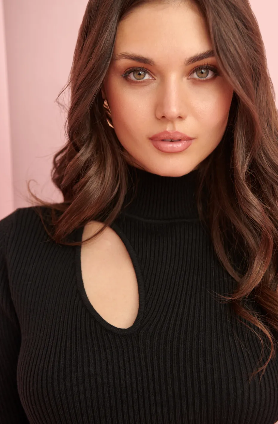 CLEO BLACK KNIT TOP BY FETICHE SUANCES